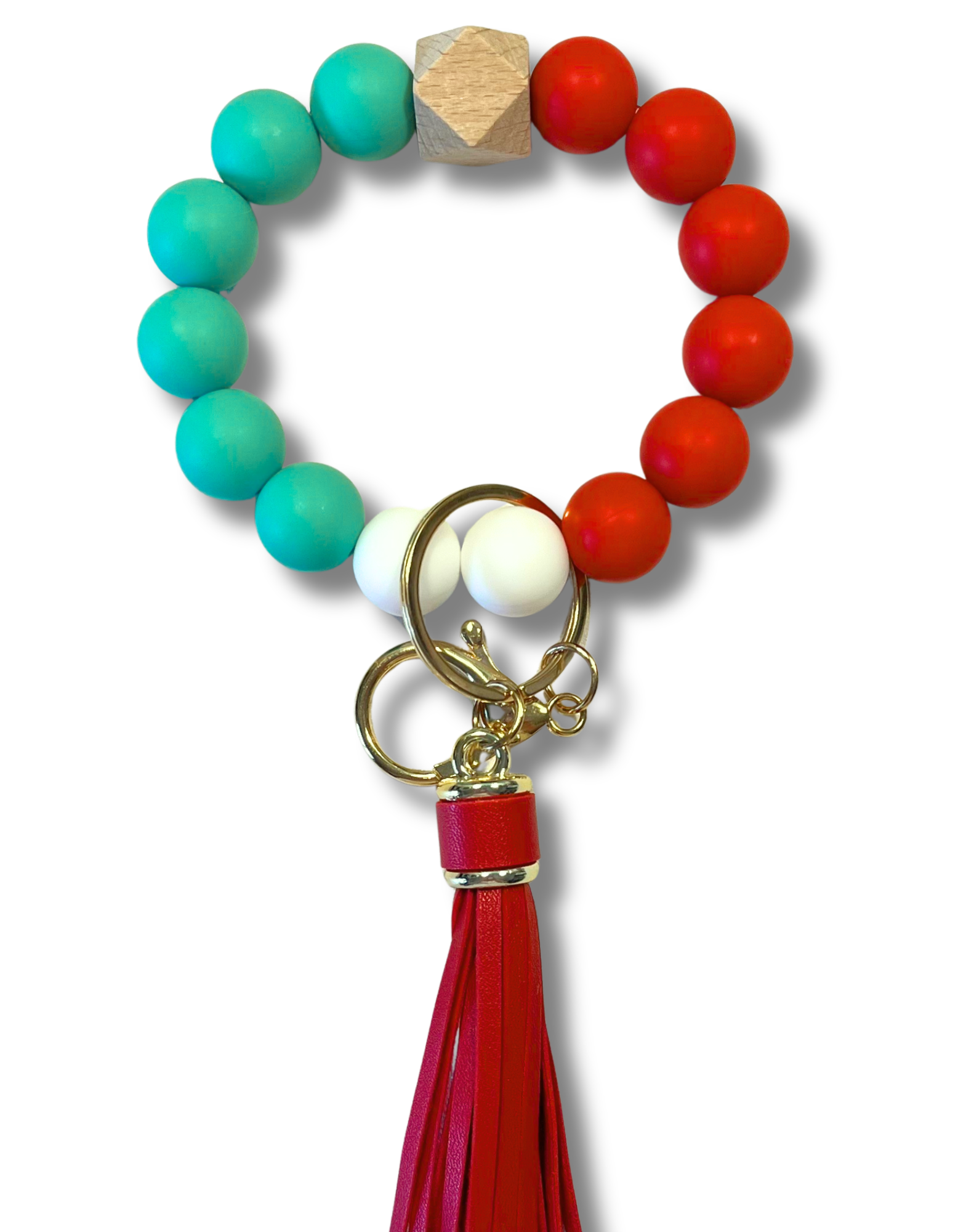 Beaded Wristlet: Holiday