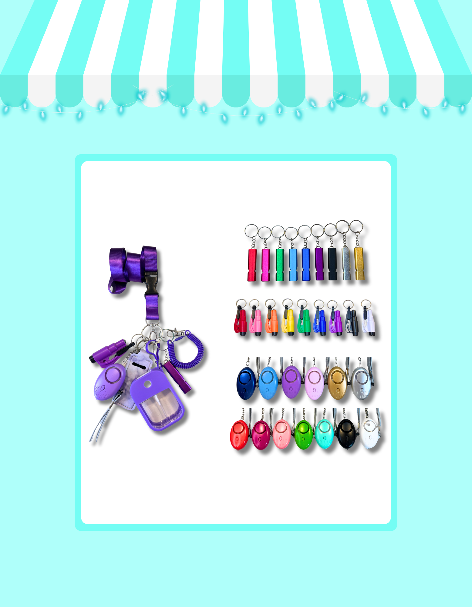 Safety Keychain Collection