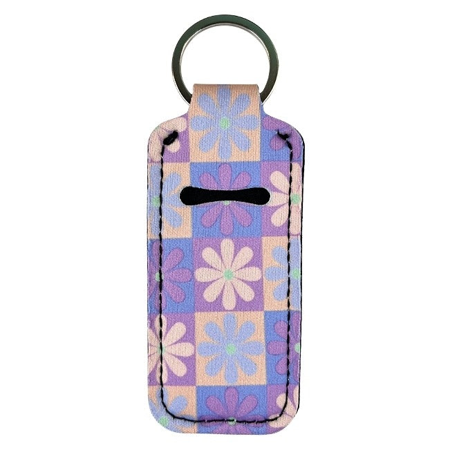 Lip Gloss Holder: Flowers in Gingham