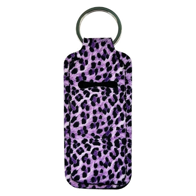 Lip Gloss Holder: Leopard in Purple