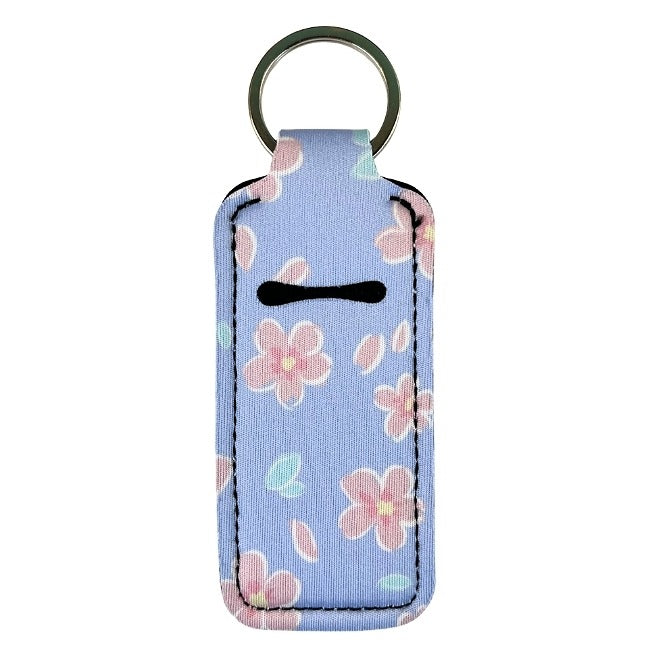 Lip Gloss Holder: Flowers in Periwinkle