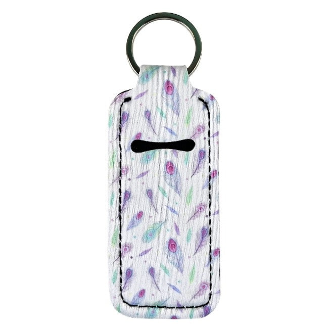 Lip Gloss Holder: Feathers in Purple