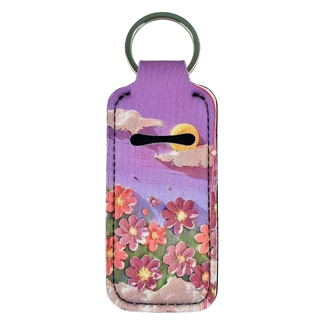 Lip Gloss Holder: Flowers at Sunset
