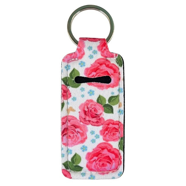 Lip Gloss Holder: Roses in Pink