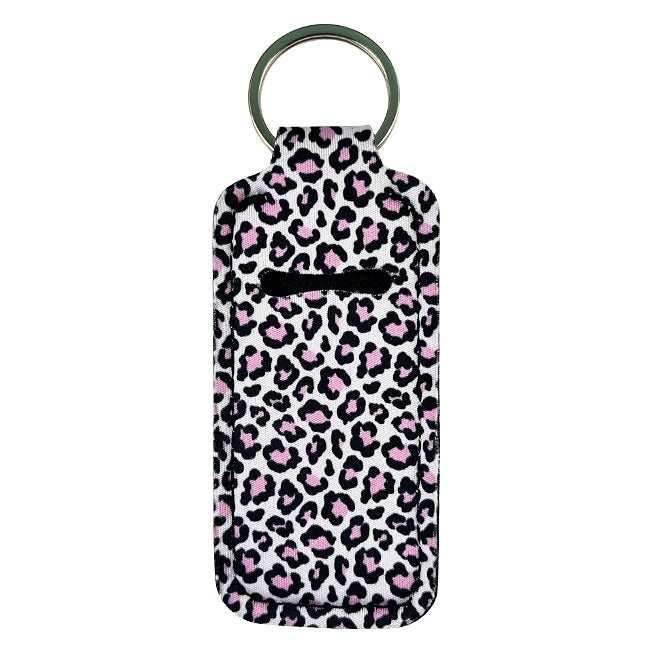 Lip Gloss Holder: Leopard in Pink