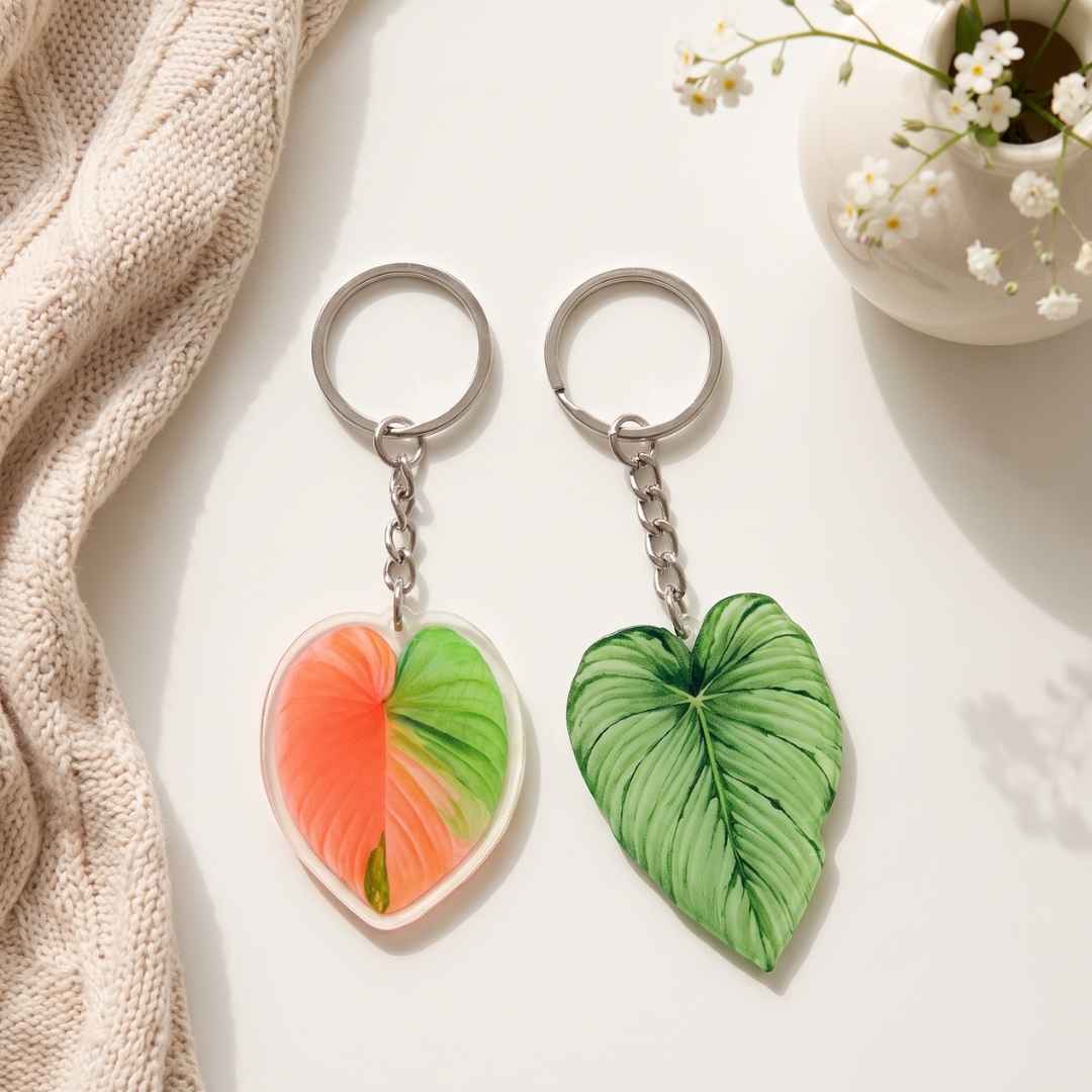 Charm: Acrylic Leaf