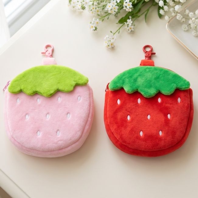 Coin Purse: Strawberry (LG)