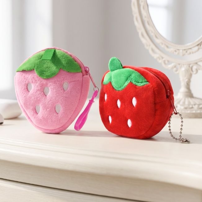 Coin Purse: Strawberry (SM)