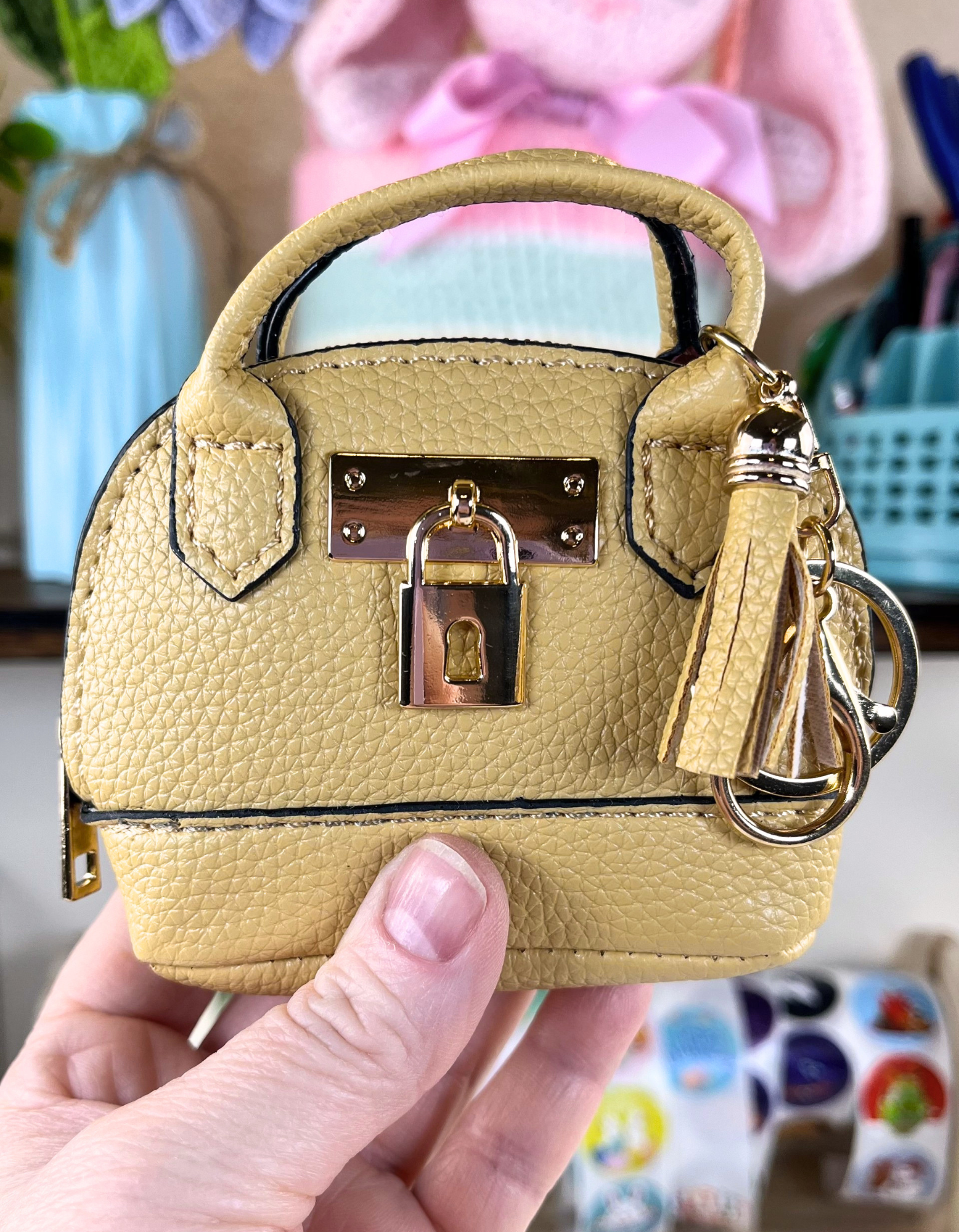 Mini Purse: Yellow/Gold