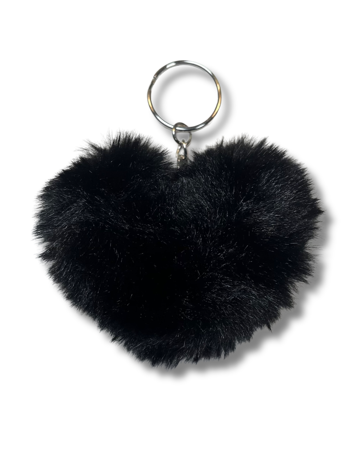 Keychain Plush: Mini Heart (Black)