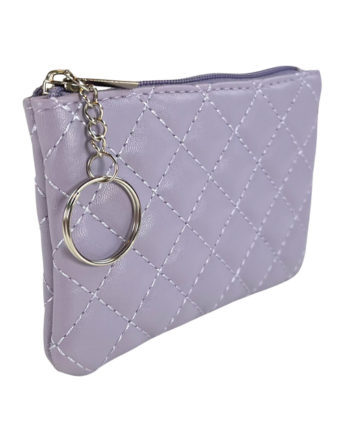 Coin Purse: Simplicity Quilted in Purple