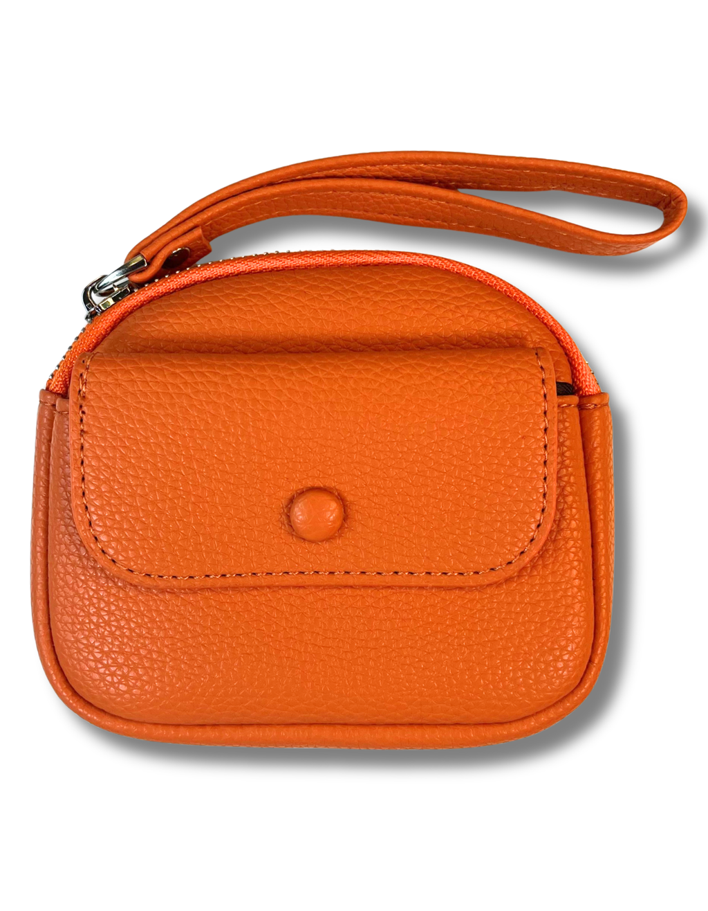 Mini Purse: Orange with Pocket