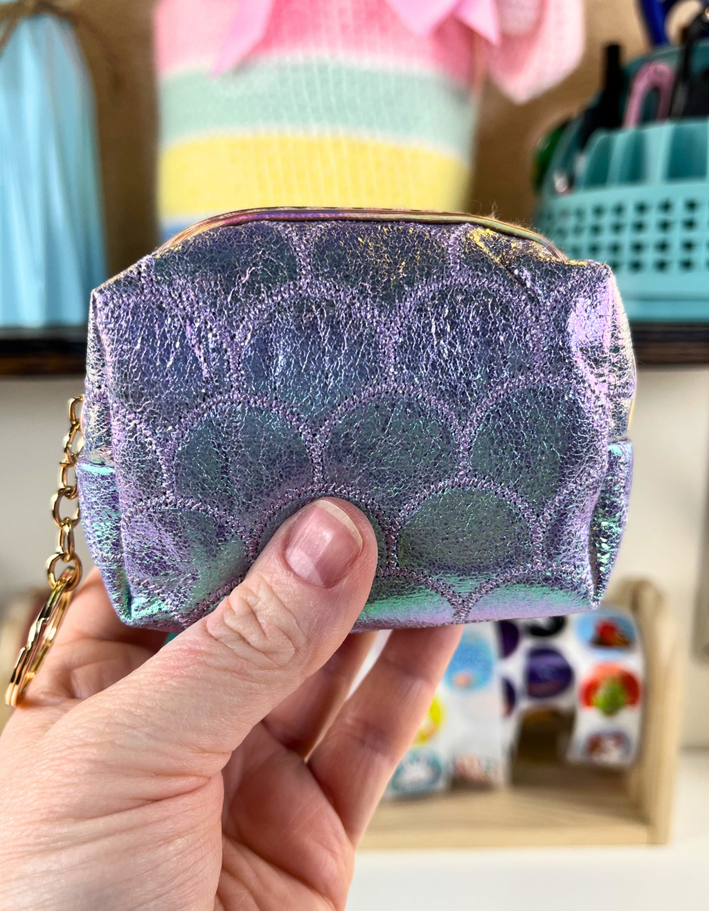Mini Purse: Mermaid Scales