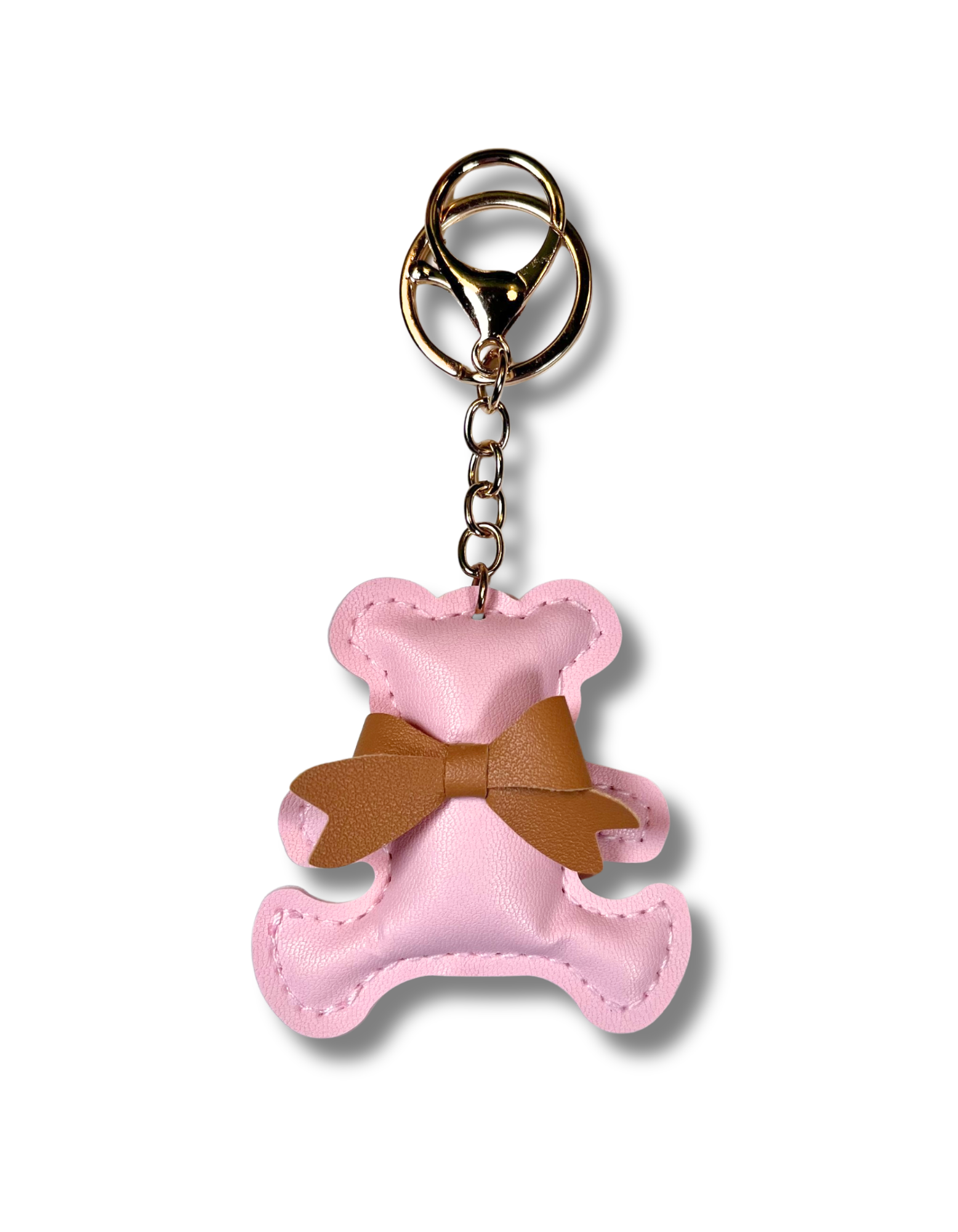 Keychain Charm: Bear with Bow