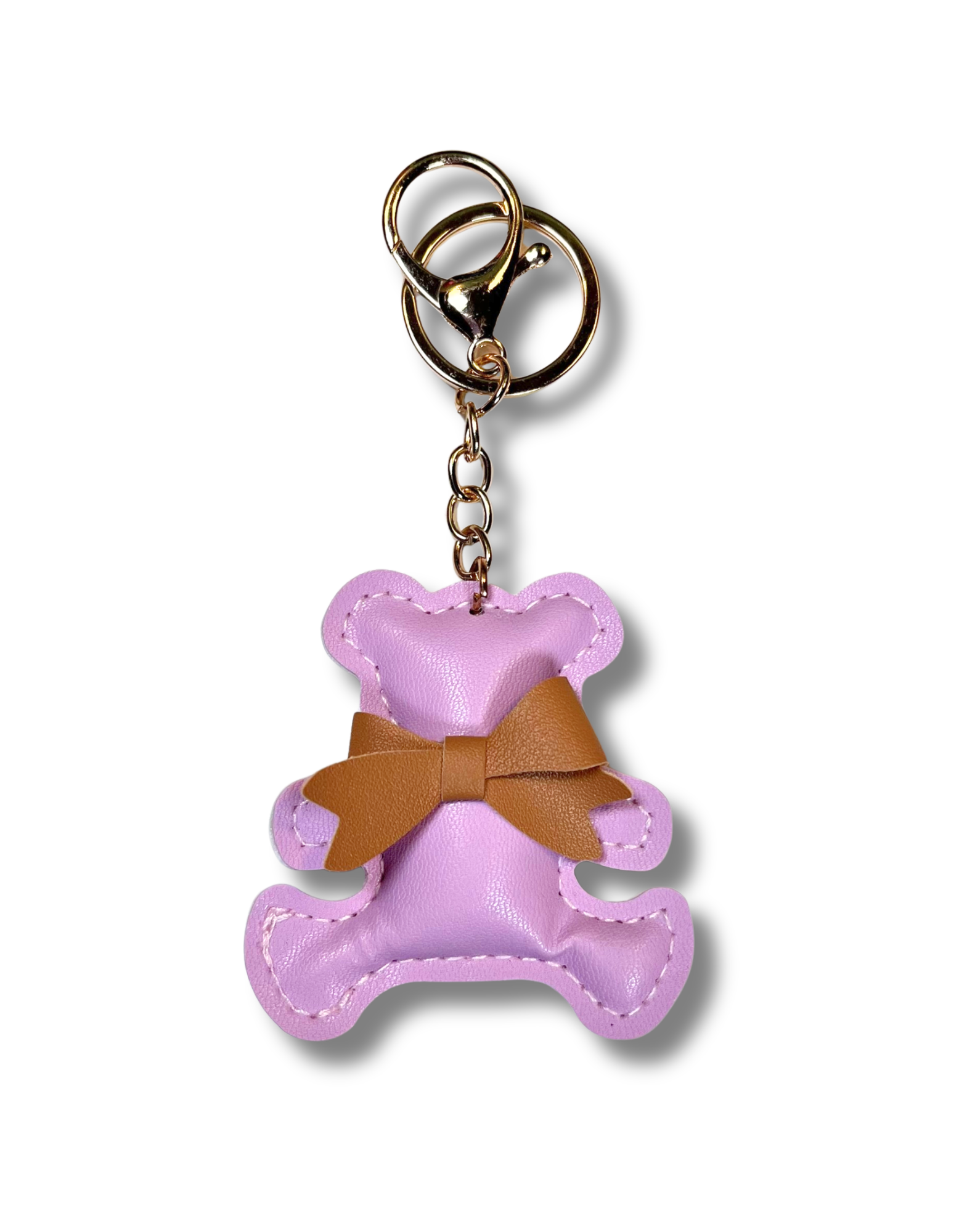 Keychain Charm: Bear with Bow
