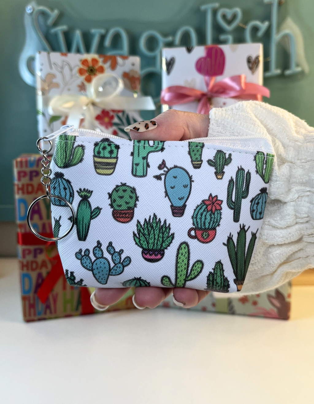 Mini Purse: Cactus
