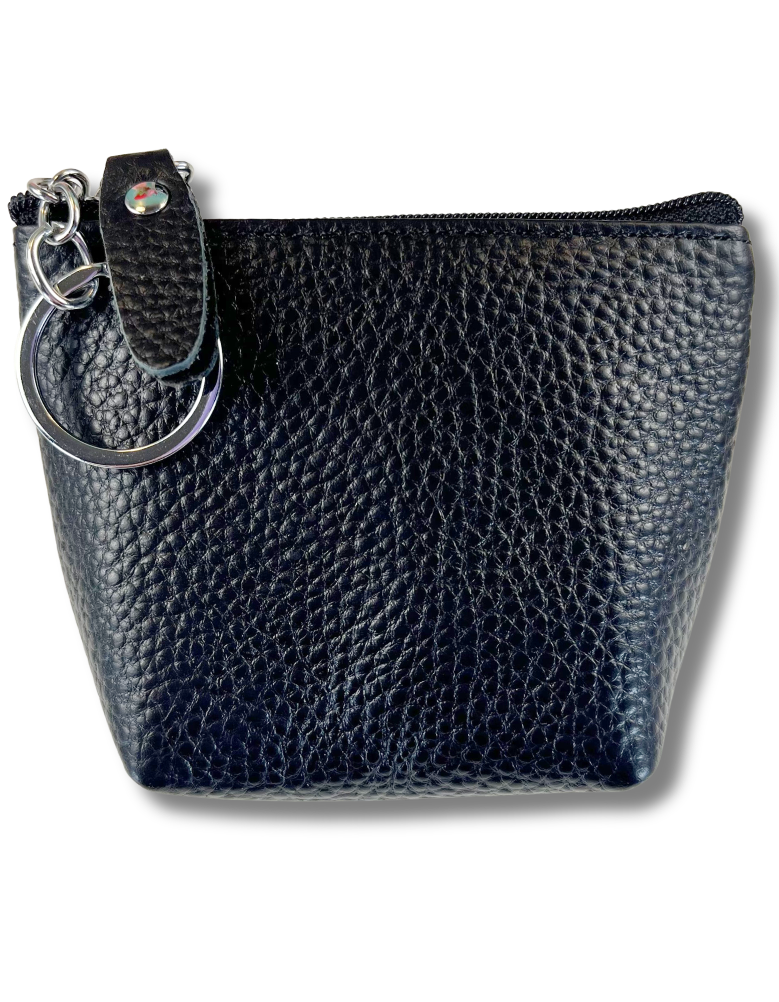 Mini Purse: Black Leather