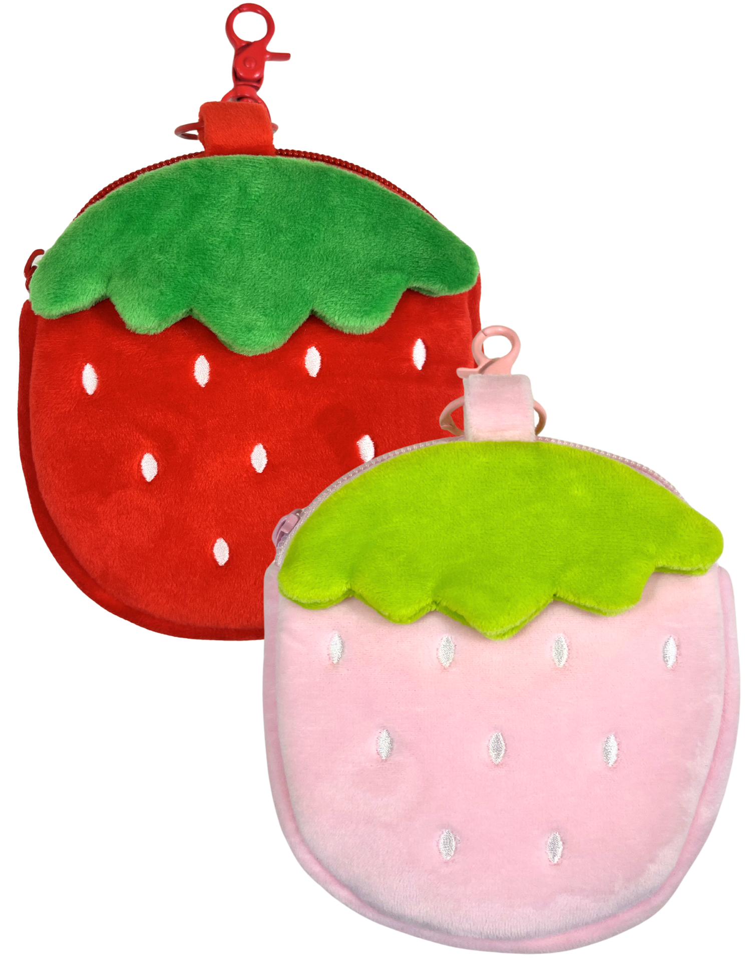 Coin Purse: Large Strawberry