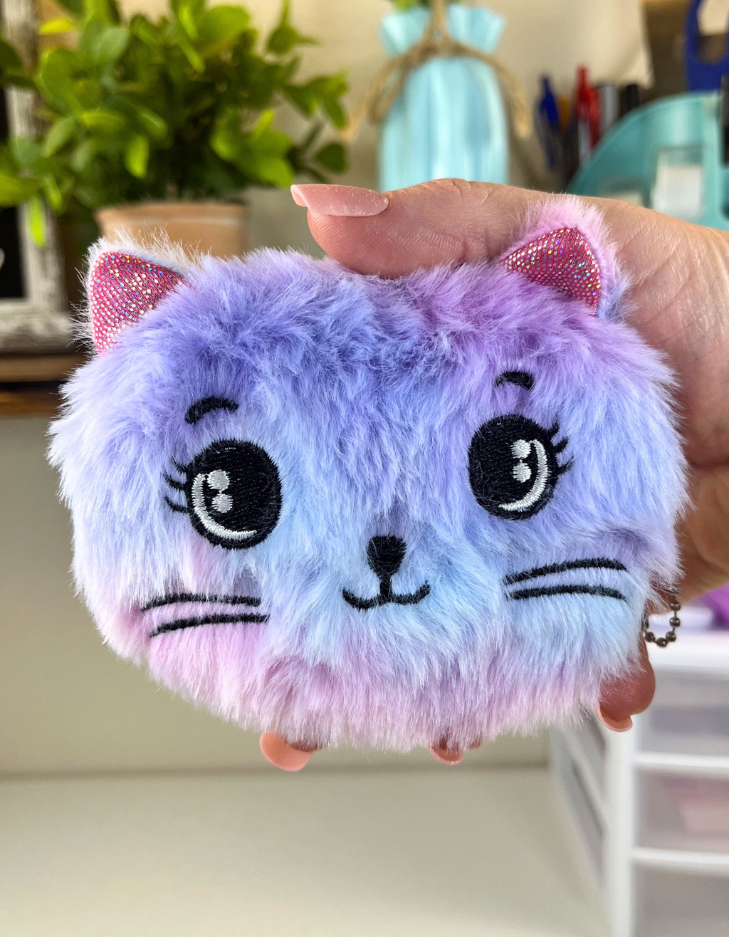Mini Purse: Plush Kitten