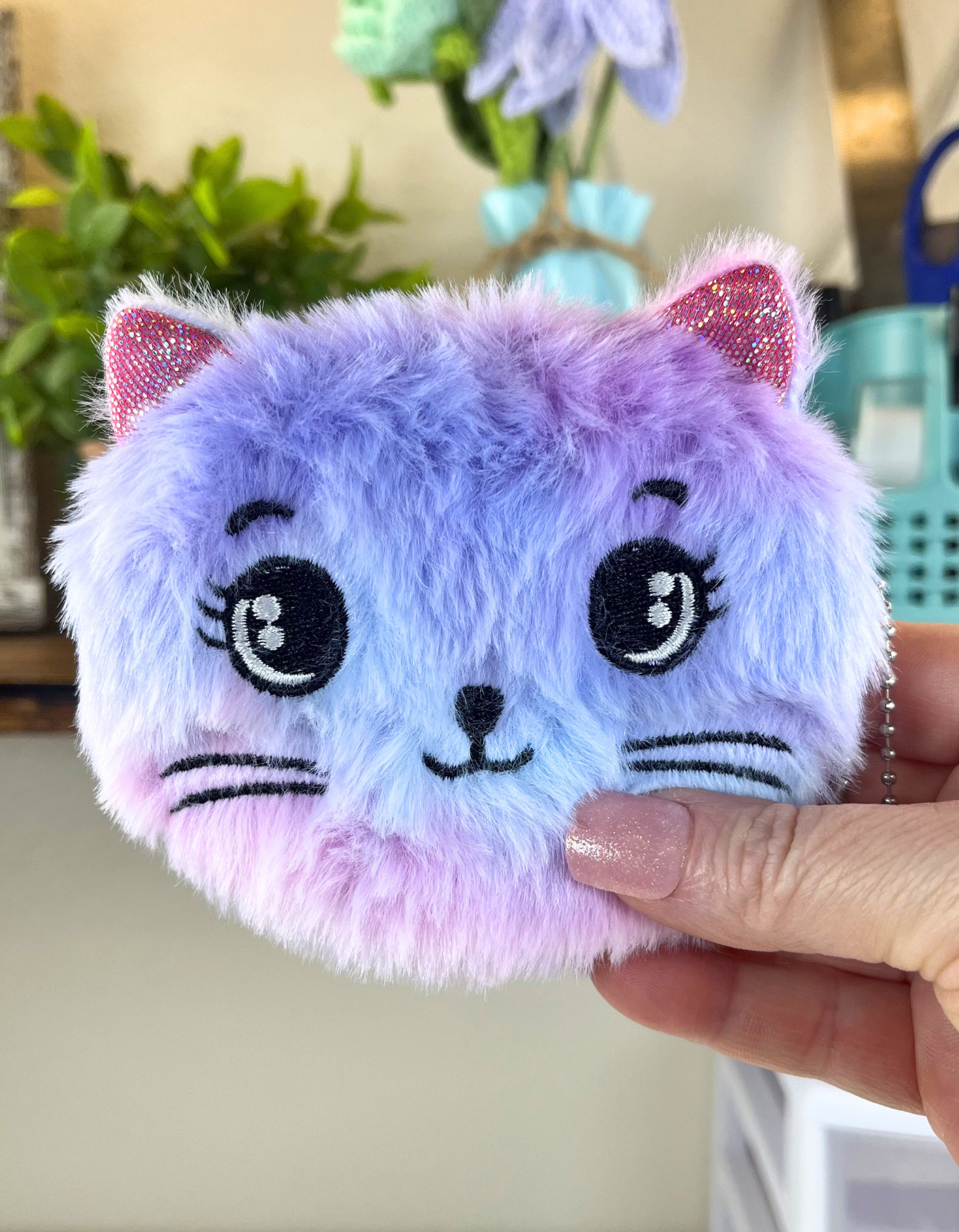 Mini Purse: Plush Kitten