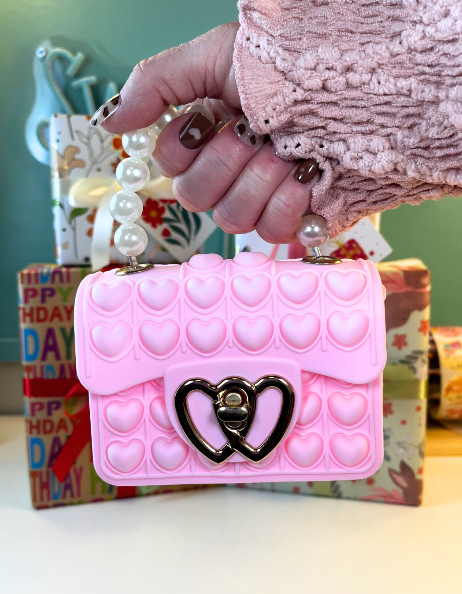 Mini Purse: Pink Blush Jelly