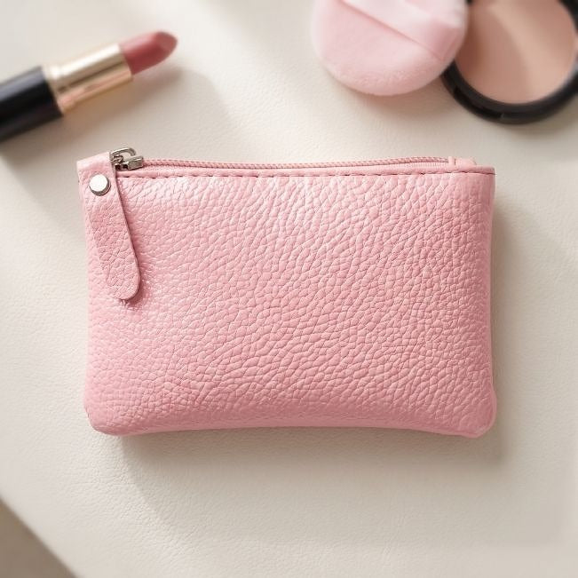 Coin Purse: Simplicity in Pink Blush