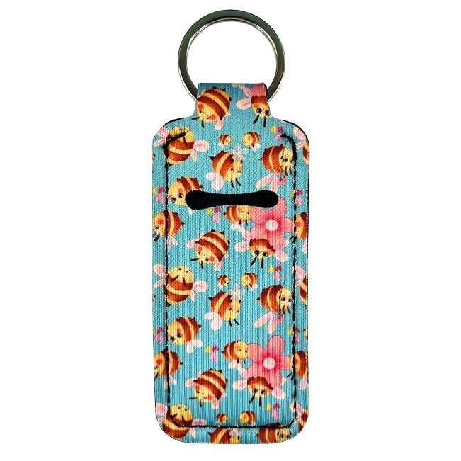 Lip Gloss Holder: Bees in Blue