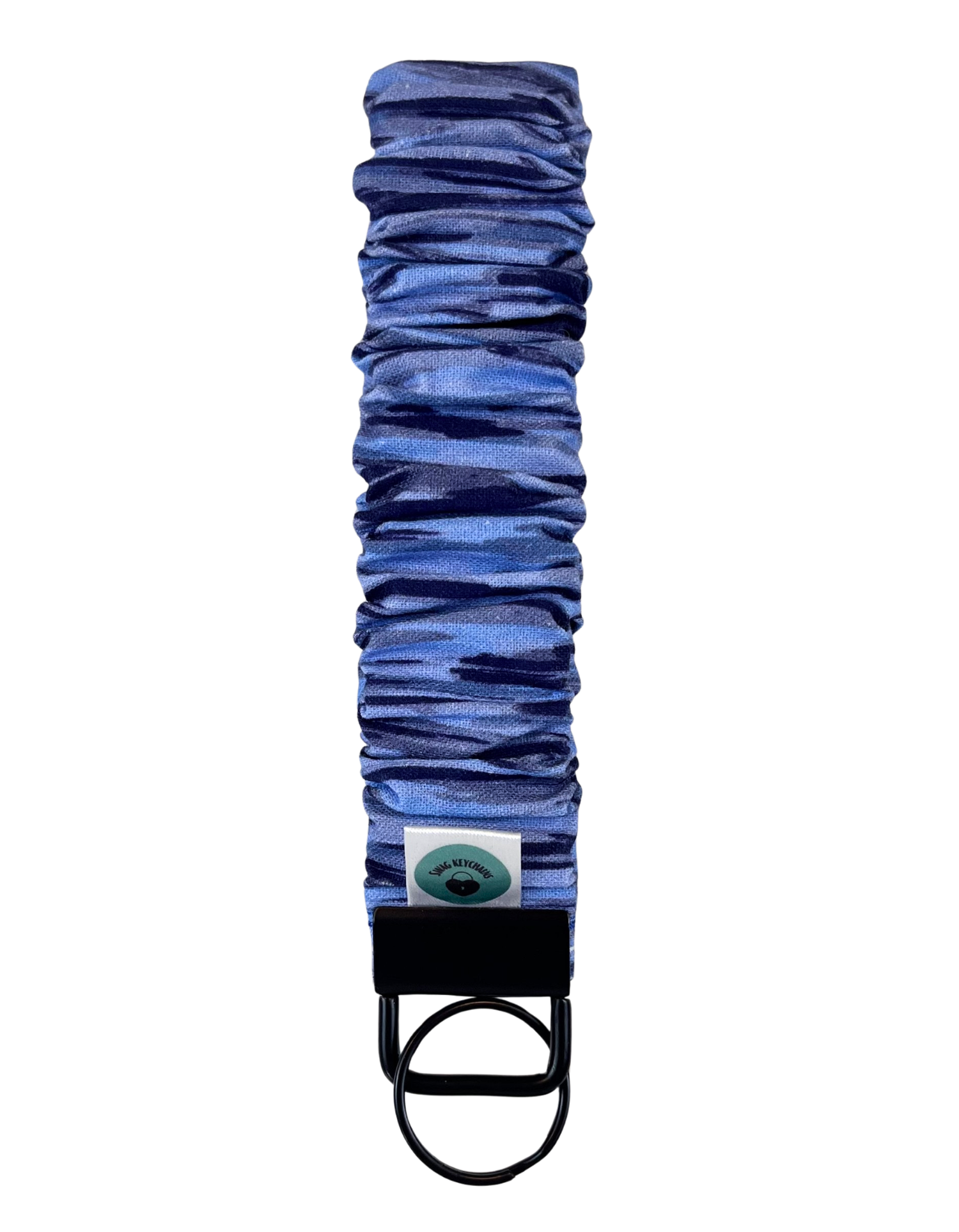 Wristlet-Scrunchie: Stripes in Blue