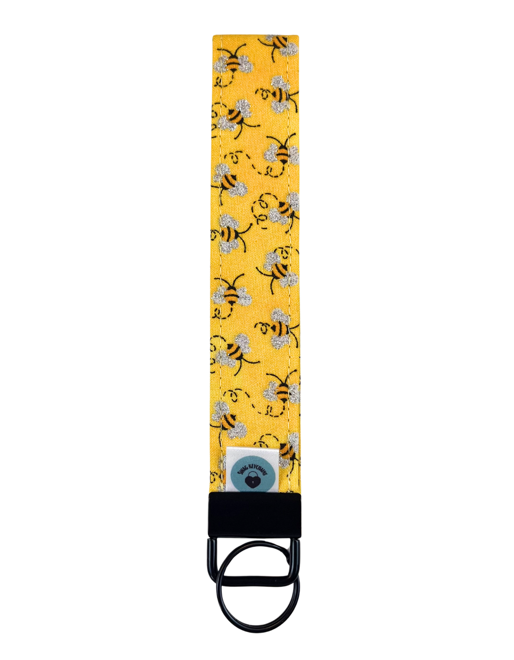 Wristlet-Strap: Bees in Yellow