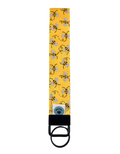 Wristlet-Strap: Bees in Yellow