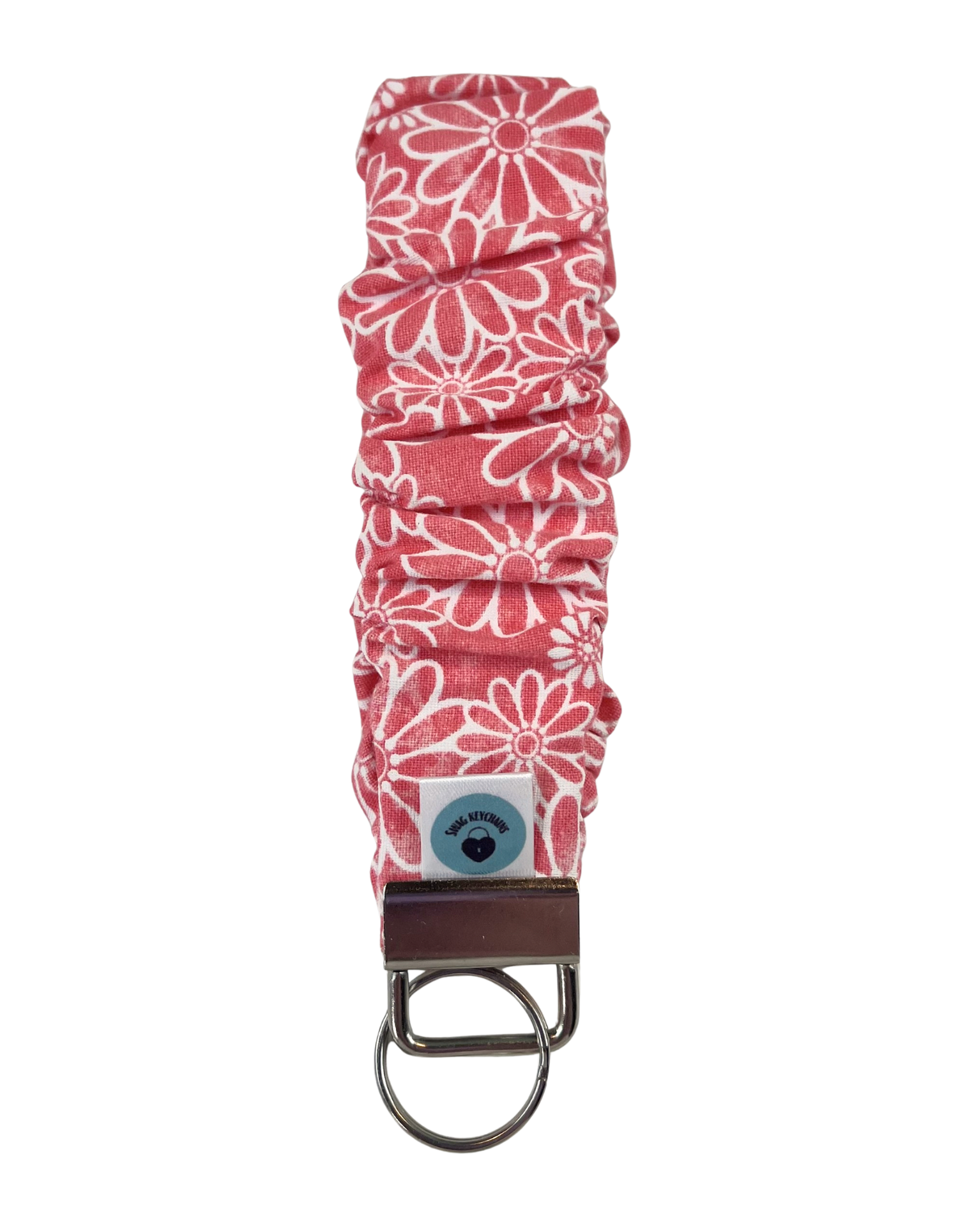 Wristlet-Scrunchie: Daisies in Peach