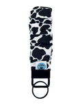 Wristlet-Scrunchie: Cow Print in Black