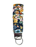Wristlet-Scrunchie: Flowers at Midnight
