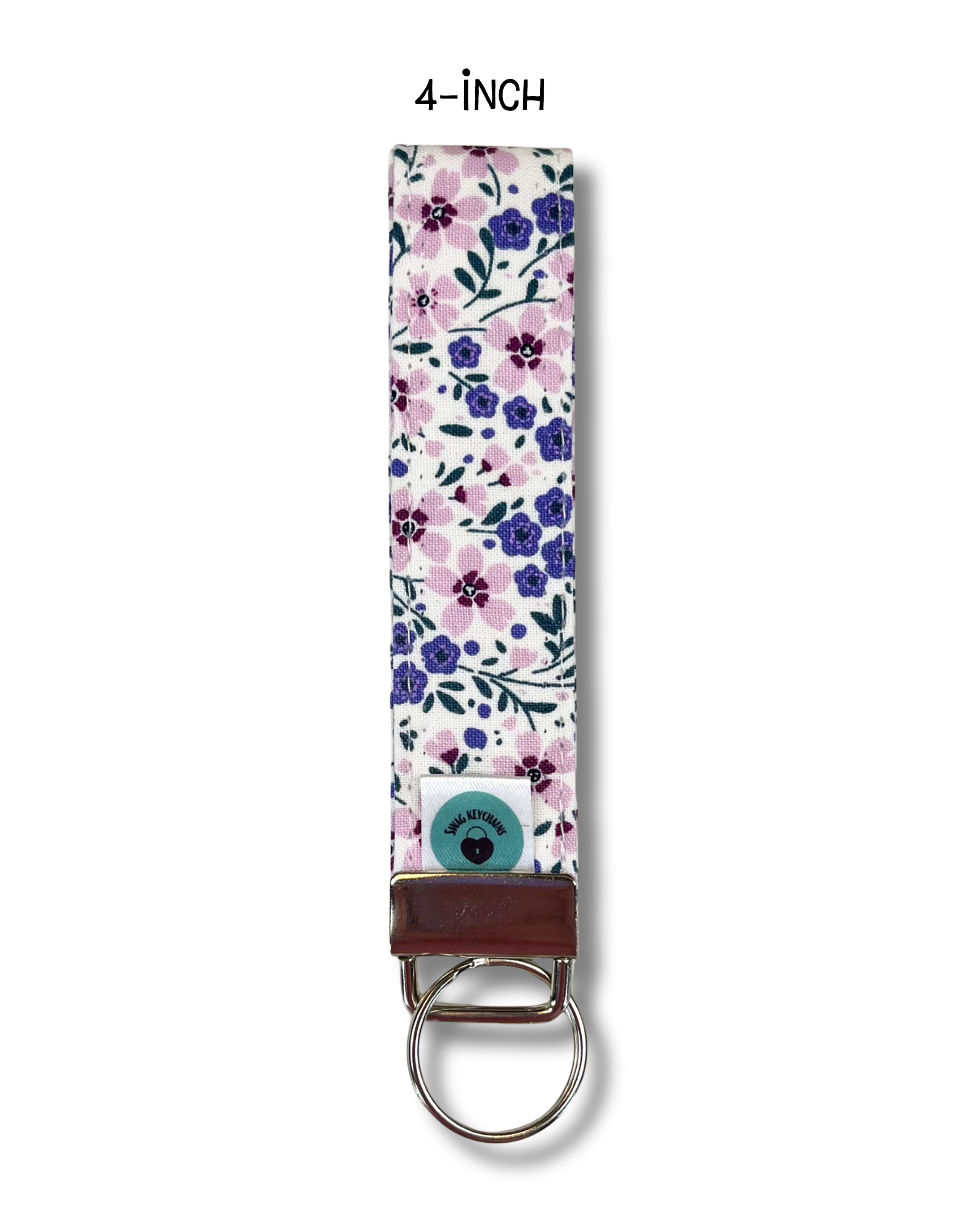 Wristlet-Strap: Flowers in Purple