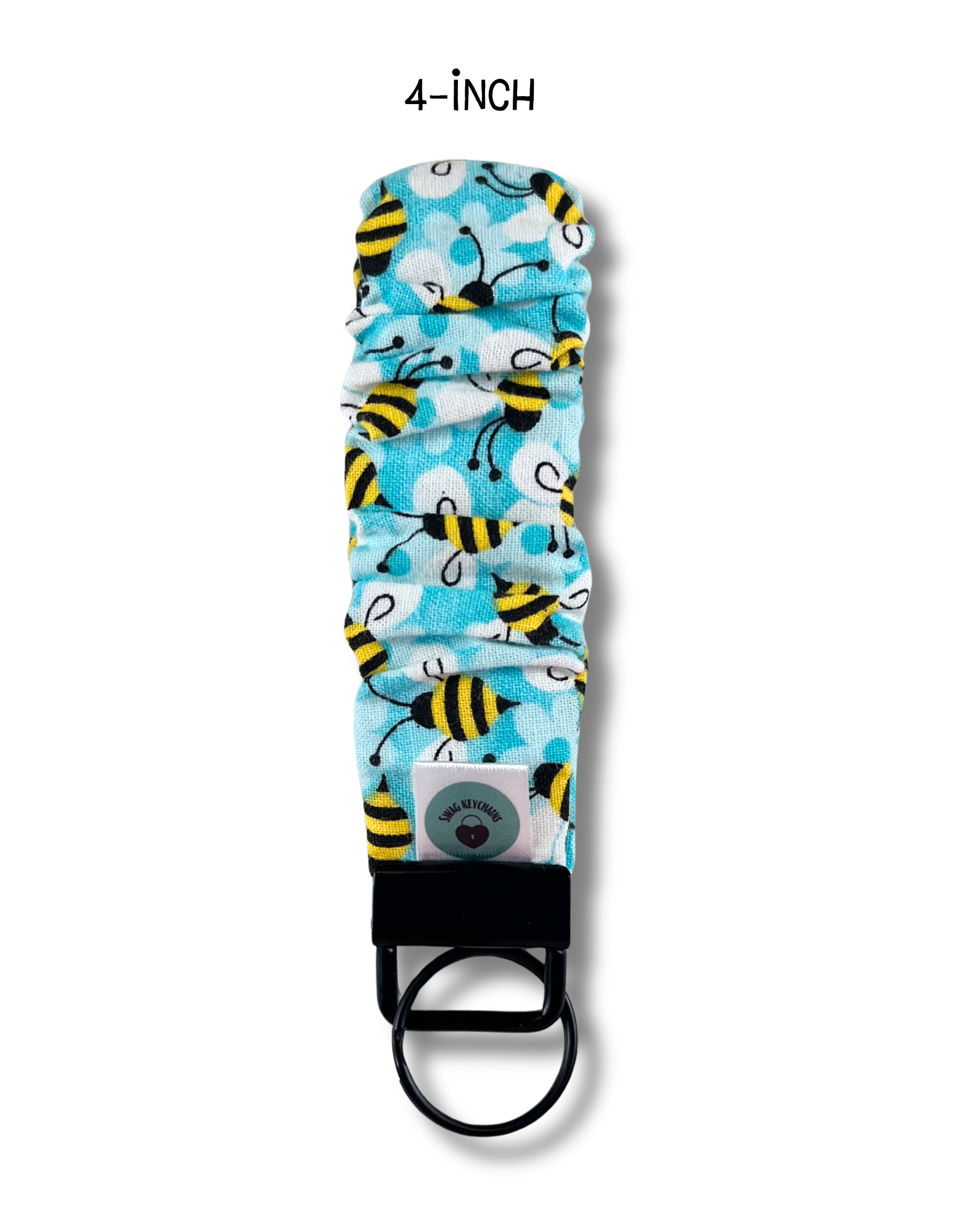 Wristlet-Scrunchie: Bee (Blue)