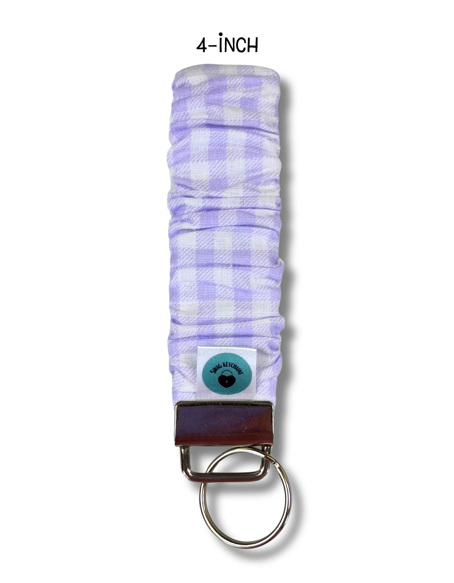 Wristlet-Scrunchie: Gingham in Purple