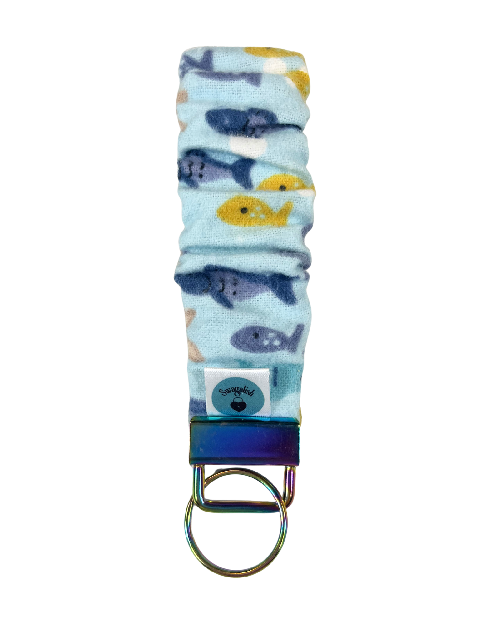 Wristlet-Scrunchie: Fish