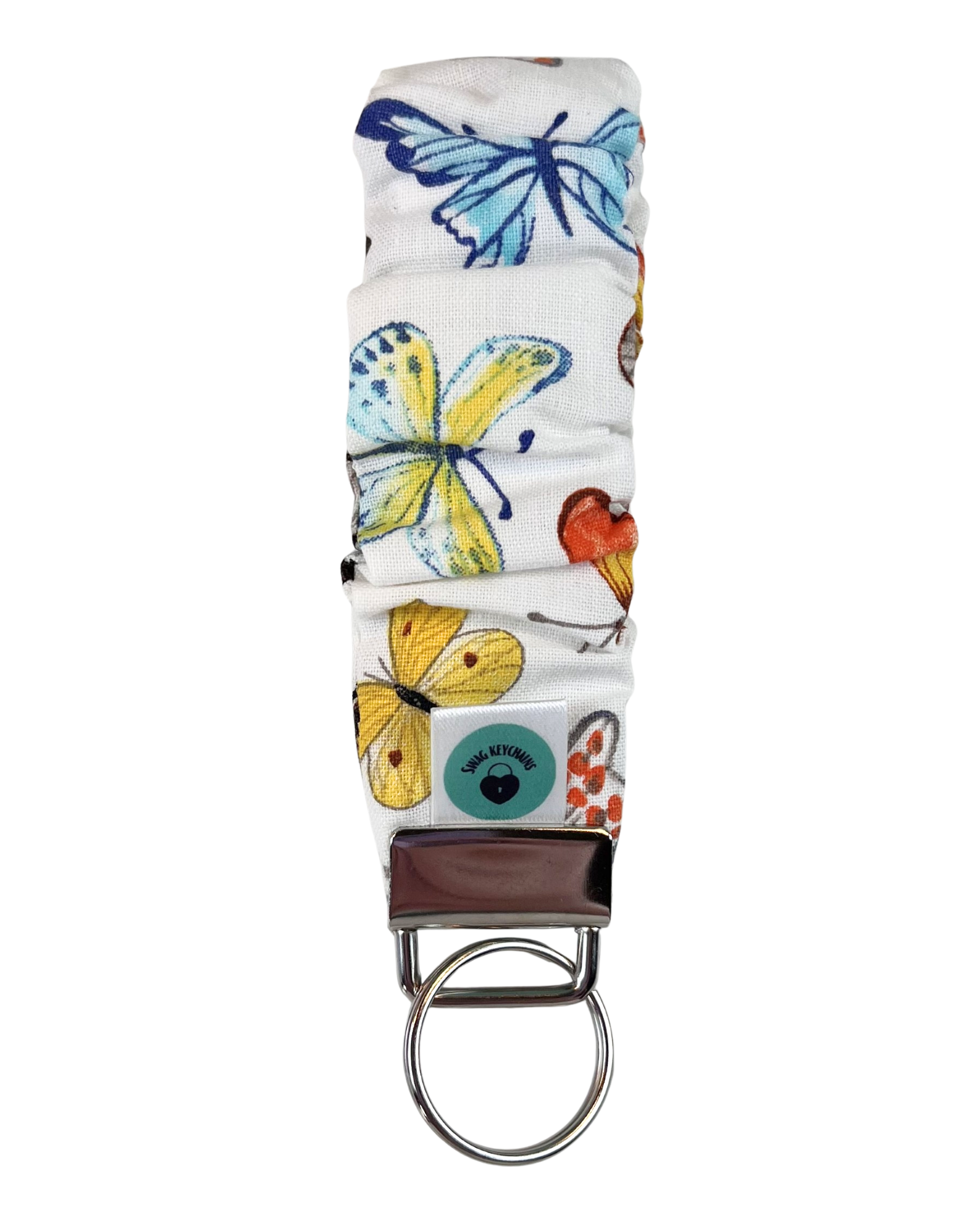 Wristlet-Scrunchie: Butterflies