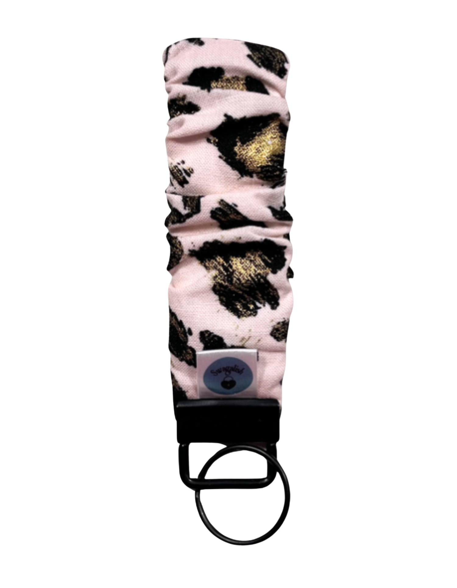 Wristlet-Scrunchie: Leopard in Pink