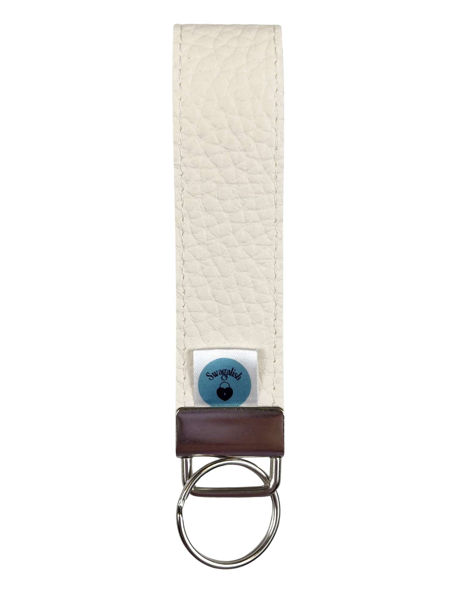 Wristlet-Faux Leather: Ivory