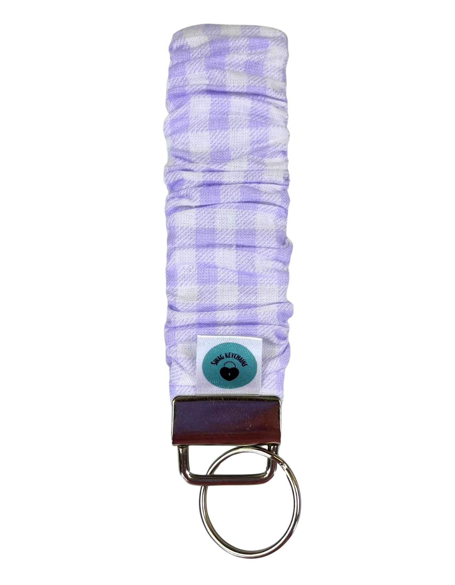 Wristlet-Scrunchie: Gingham in Purple