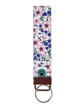Wristlet-Strap: Flowers in Purple