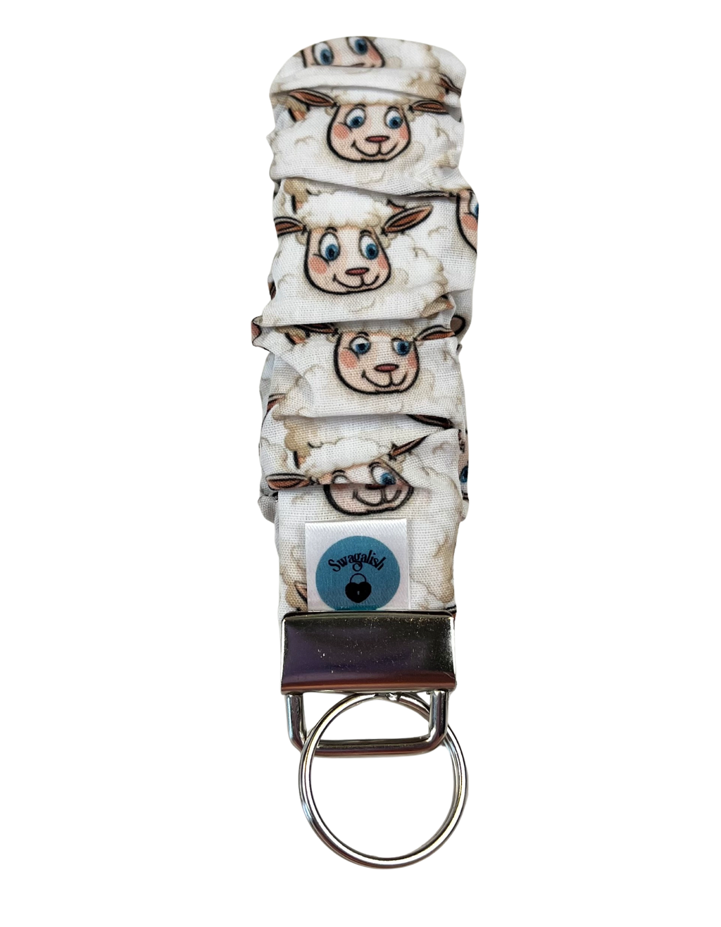 Wristlet-Scrunchie: Sheep