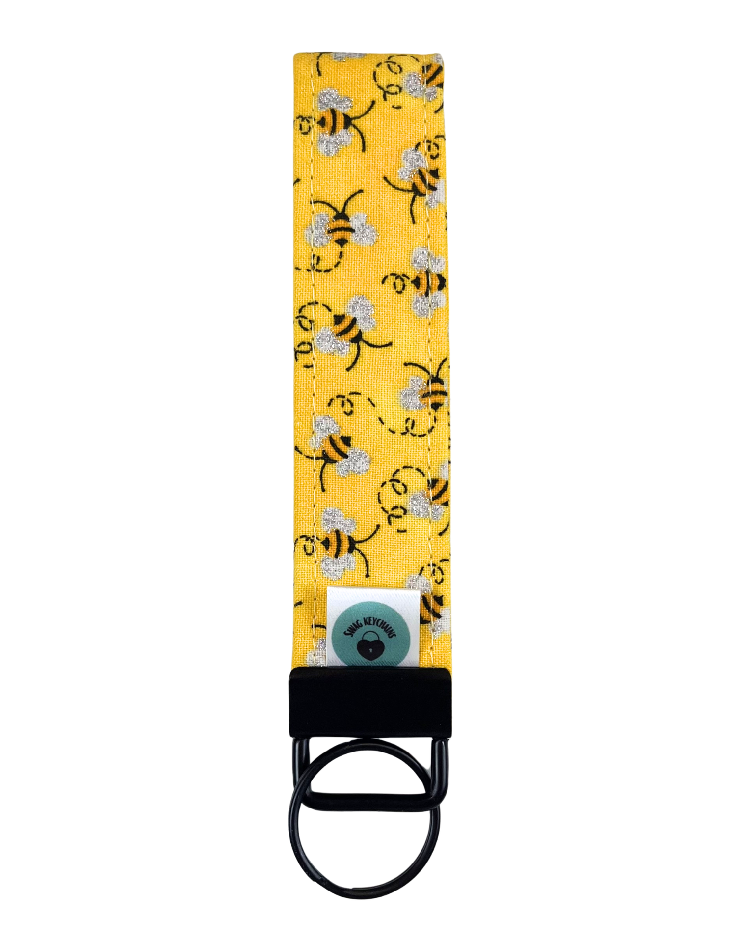 Wristlet-Strap: Bees in Yellow