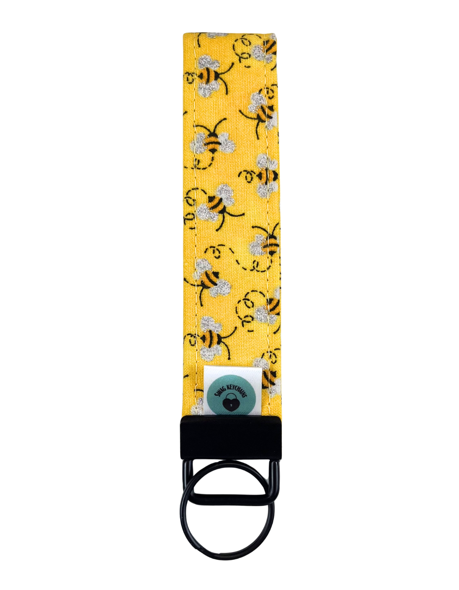 Wristlet-Strap: Bees in Yellow
