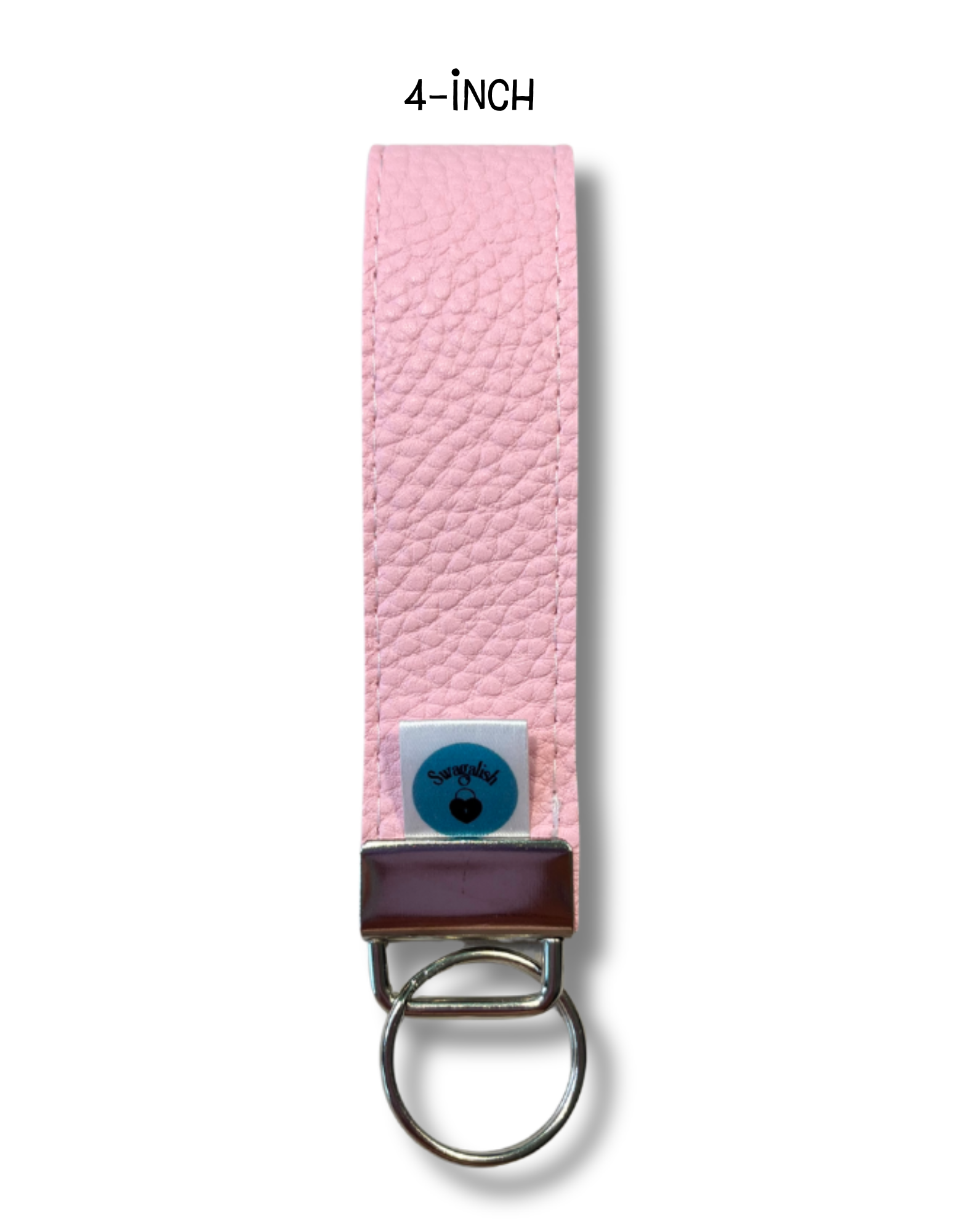 Wristlet-Faux Leather: Pink Blush