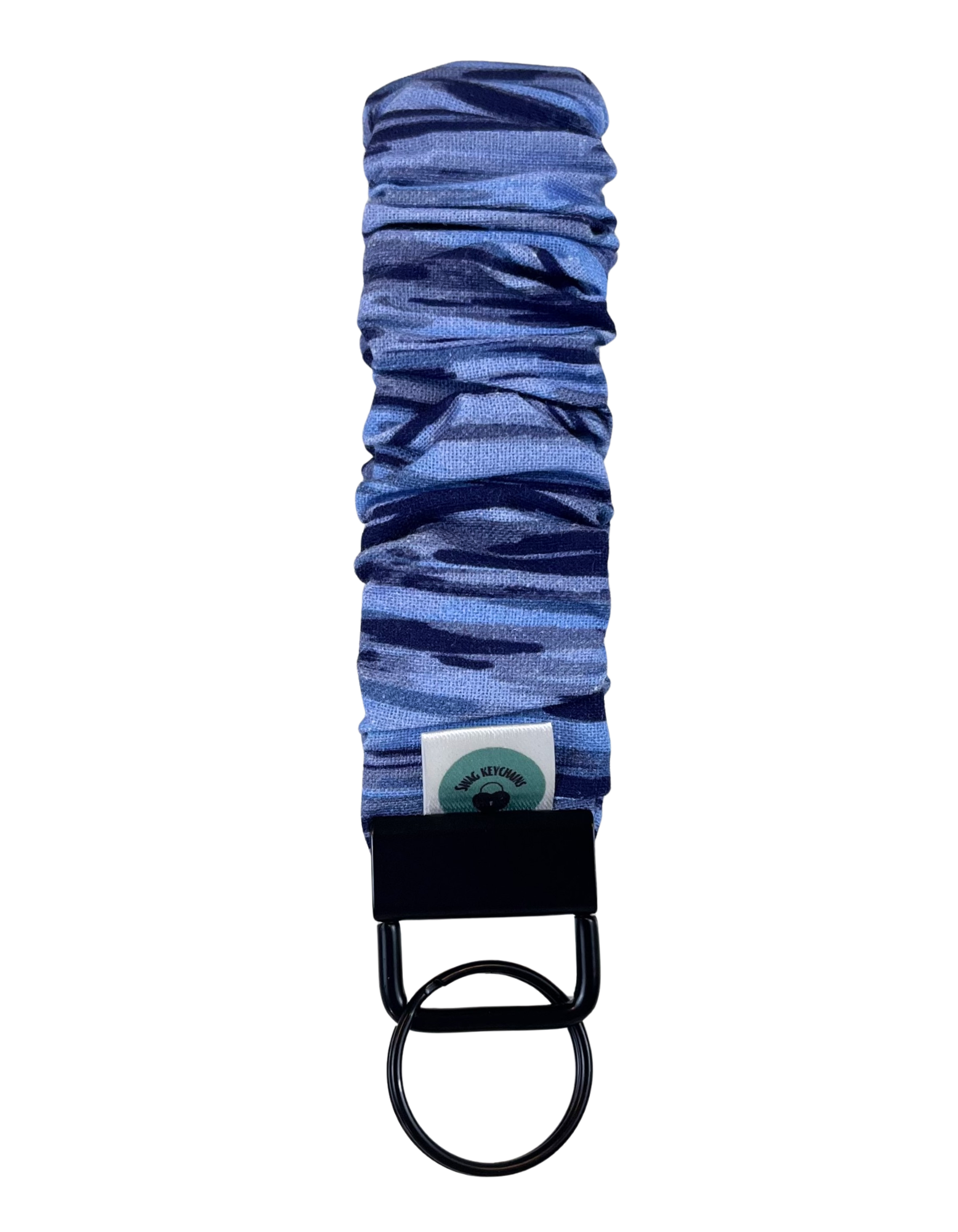 Wristlet-Scrunchie: Stripes in Blue