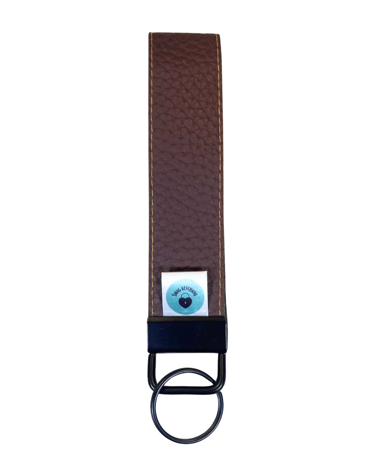 Wristlet-Faux Leather: Chocolate Brown