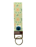 Wristlet-Faux Leather: Spring Flowers