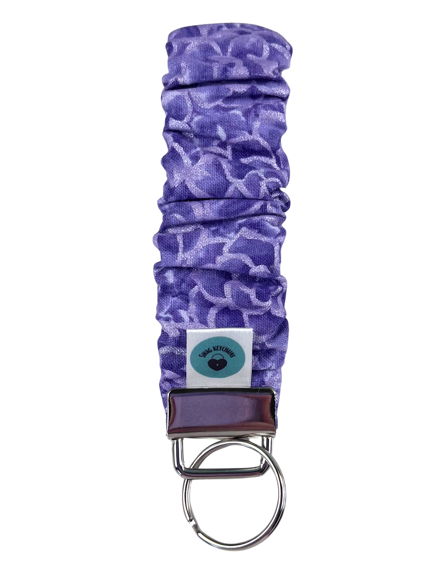 Wristlet-Scrunchie: Roses in Violet